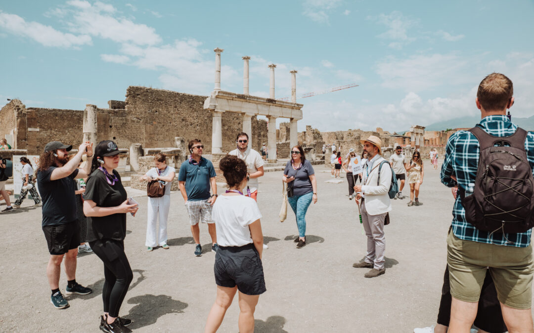 Transfer de Sorrento para Nápoles com tour privado em Pompeia