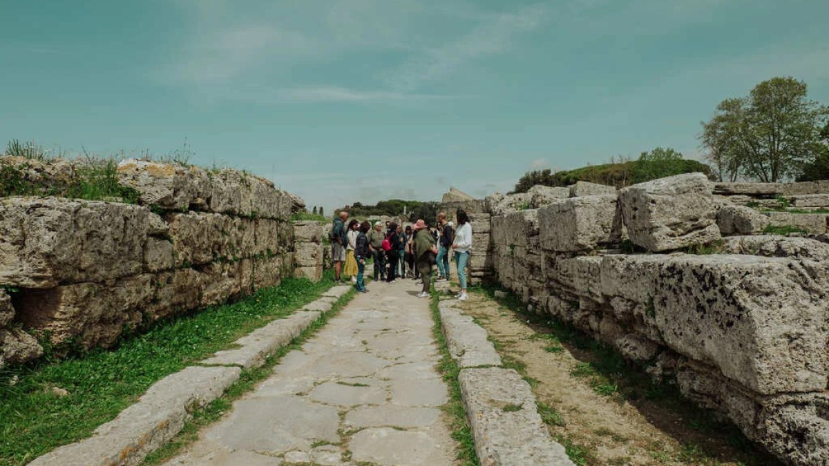 a stone wall