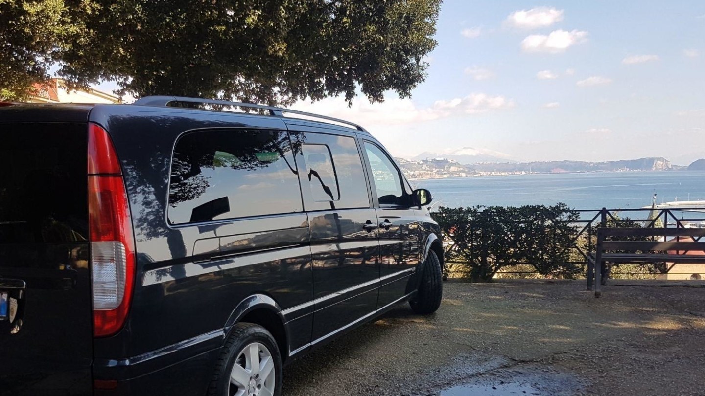 a car parked on the side of a road
