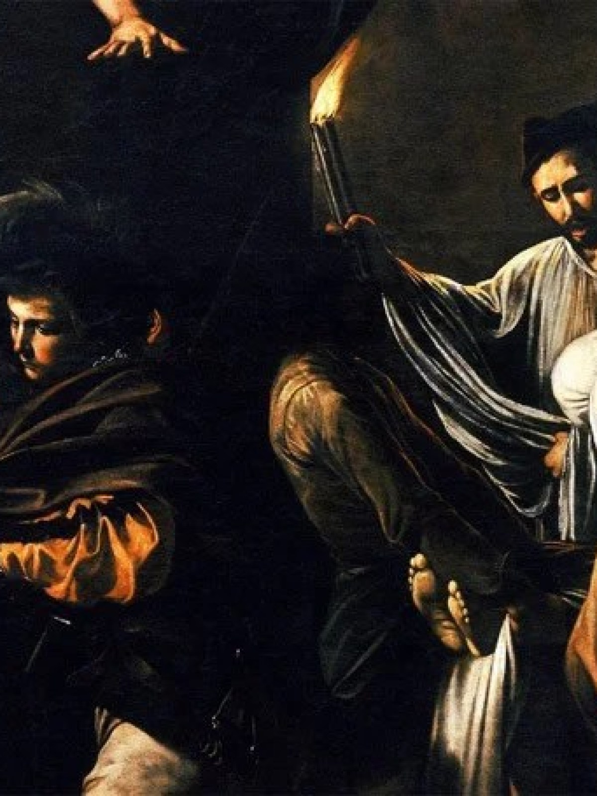 a group of people standing in front of a crowd