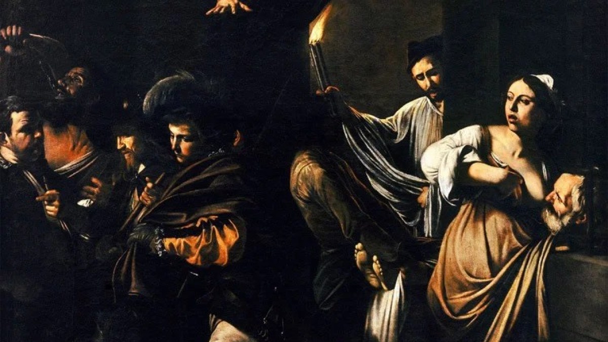 a group of people standing in front of a crowd