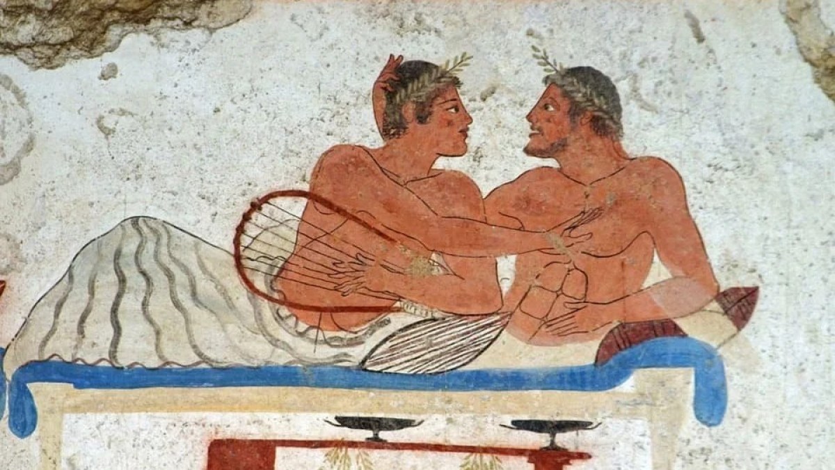 a graffiti covered wall