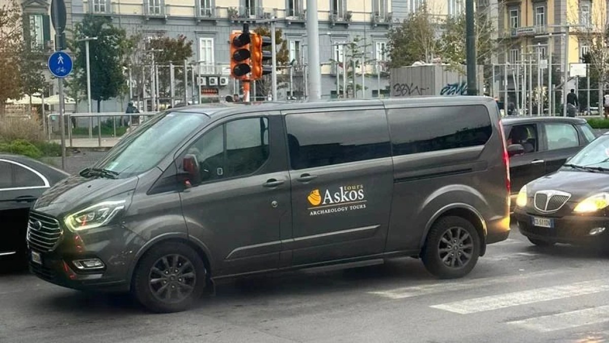 a car parked on a city street