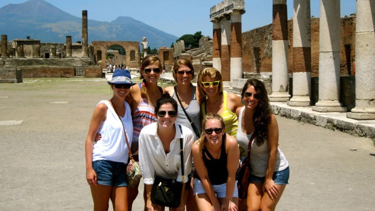 a group of people posing for the camera