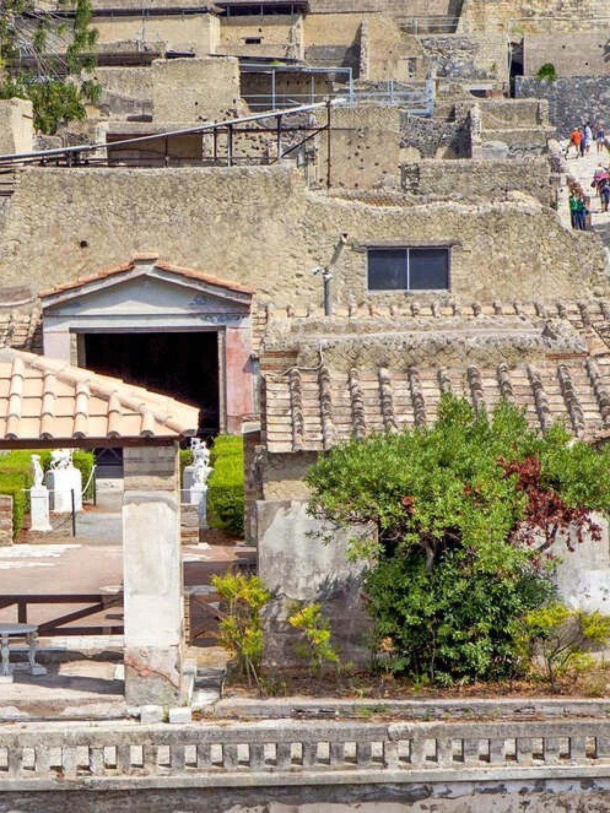 a stone building