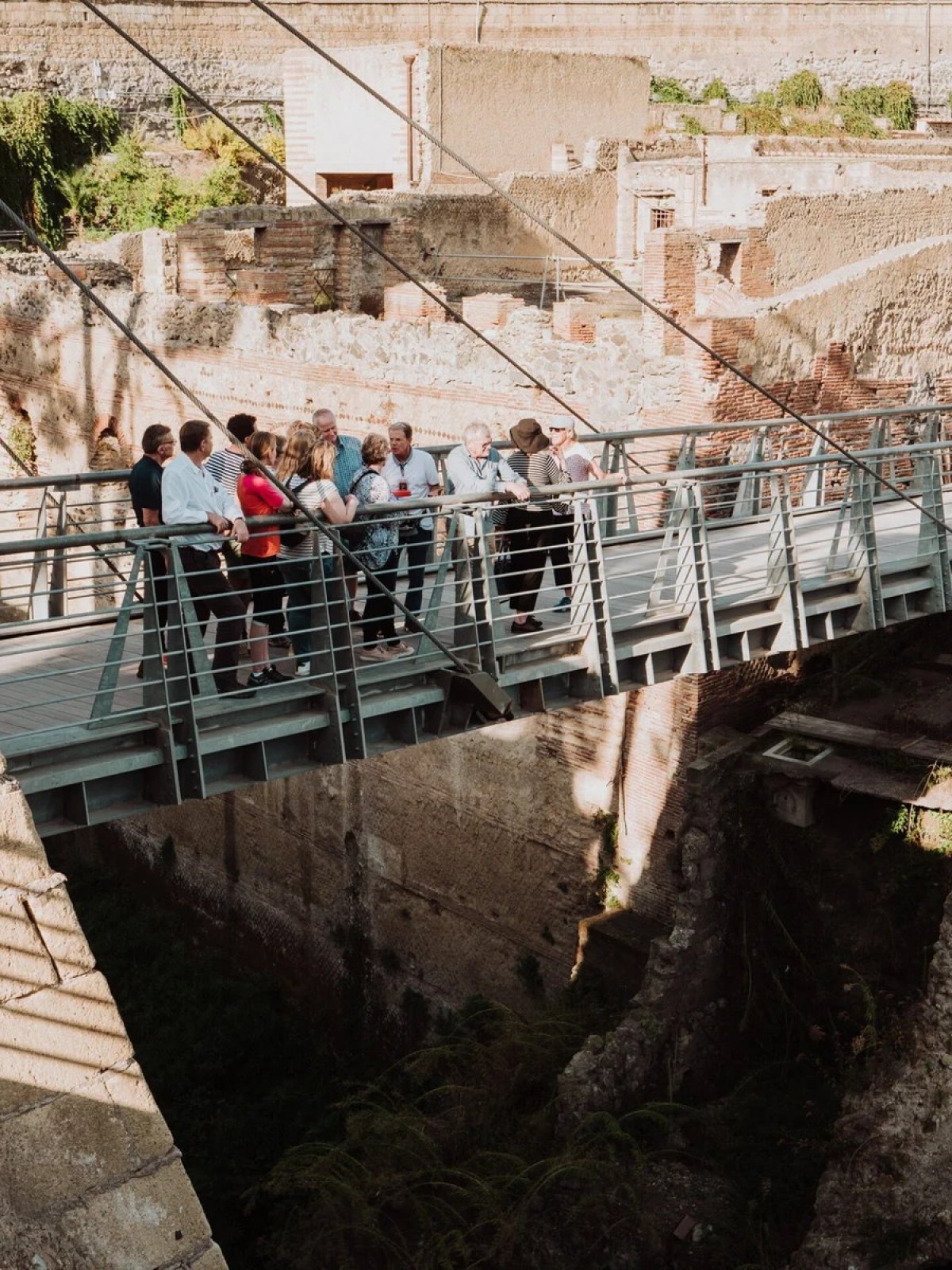 a close up of a bridge